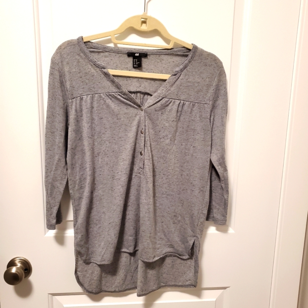 12/$30 🧥 Euc sheer oversized thin cotton tee from h and m